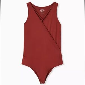 Torrid Super Soft Surplice Strappy Bodysuit